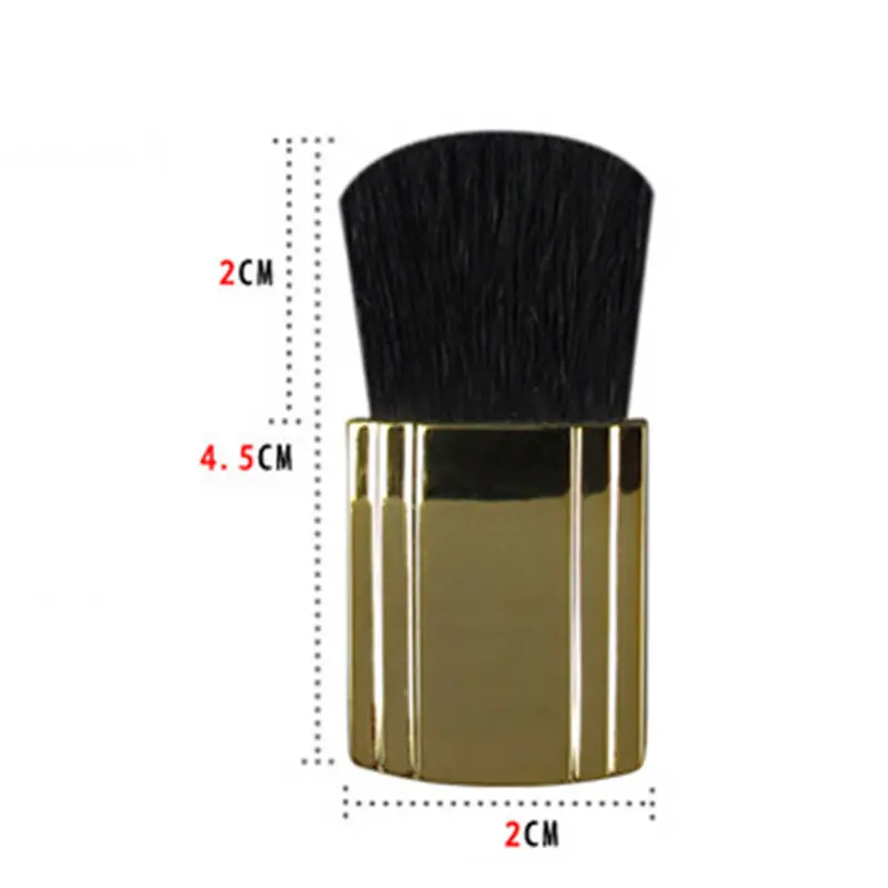 

New Designer Flat Blush Brush Professional Cosmetic Makeup Brushes Gold Fundation Brush For Women Girls