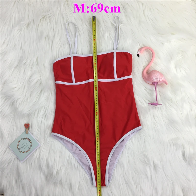 Женский купальный костюм maillot de bain femme Цельный купальник бандо с v образным