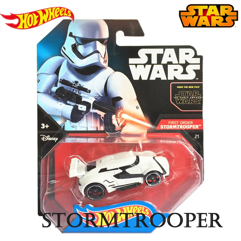Подлинные Hot Wheels Звездные войны классический фильм тема серии ролевая модель автомобиля коллекция игрушек для детей мальчиков подарок на день рождения CGW35 - Цвет: Stormtrooper