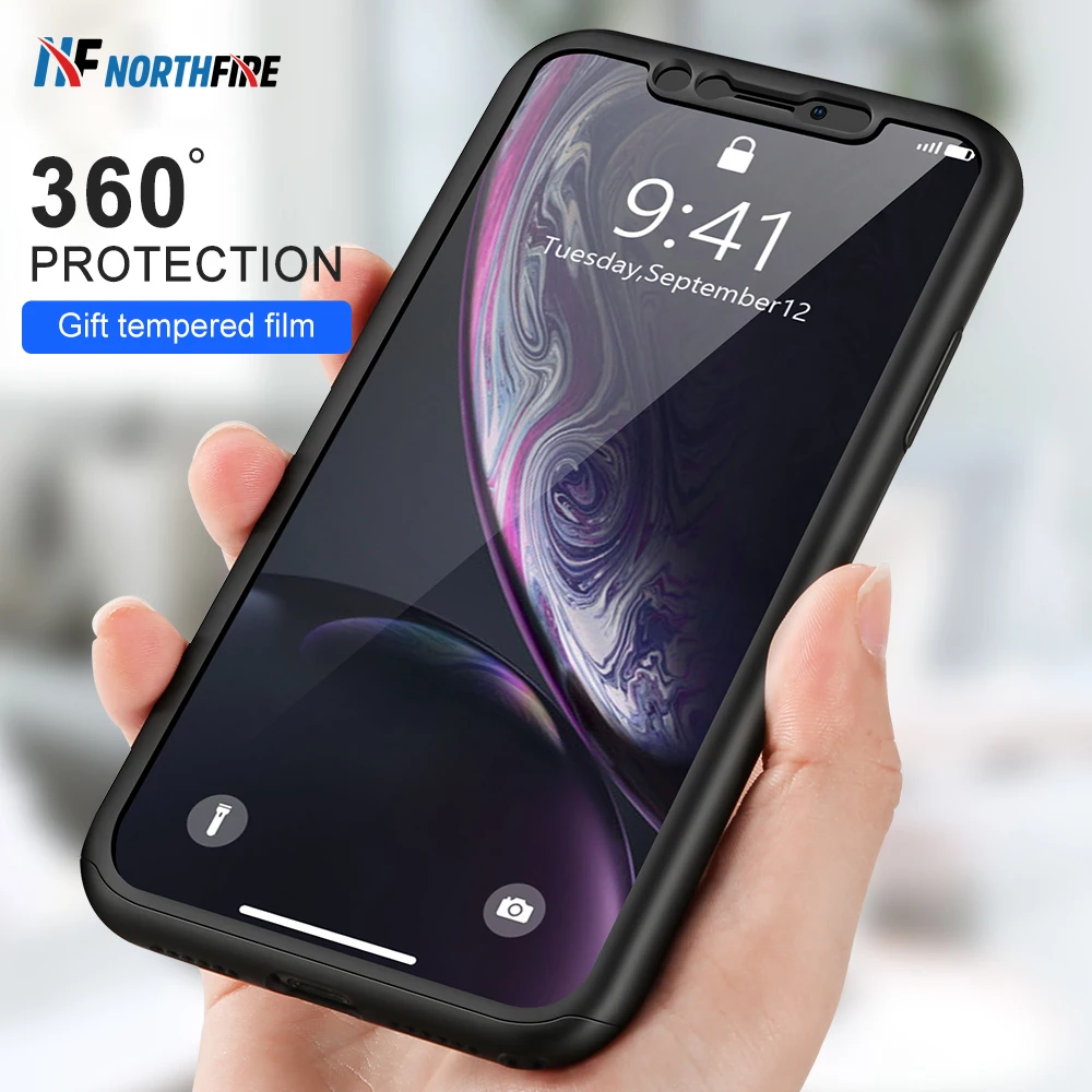 Защитный чехол NORTHFIRE 360 для Redmi 5plus 4x 6pro с фронтальной пленкой чехлы Xiaomi MI A1 A2 8 8SE 8LITE