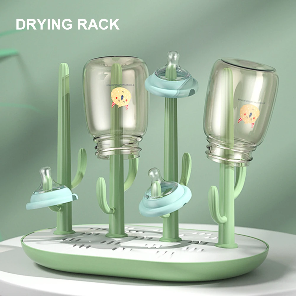 

Space Saving Travel Gift ABS Baby Bottle Drying Rack Easy Clean Large Capacity Portable Pump Parts Drain Stand Nipples Cups Home