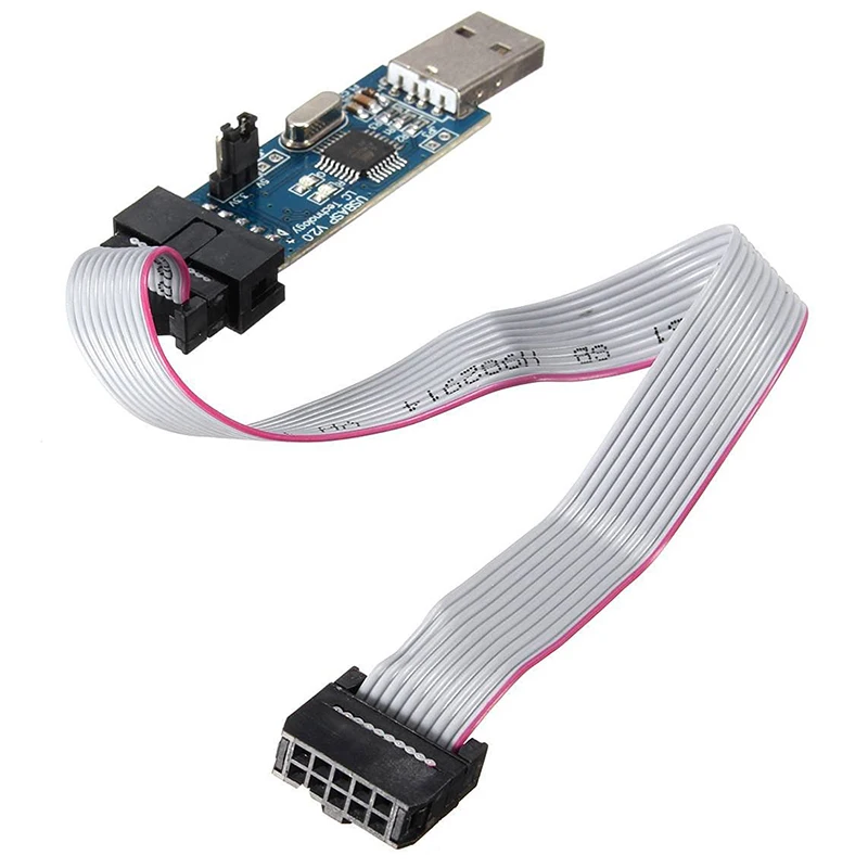 Топ USB ISP программатор загрузчик для 51 AVR/Atmega/Attiny/AVR скачать адаптер | Электроника