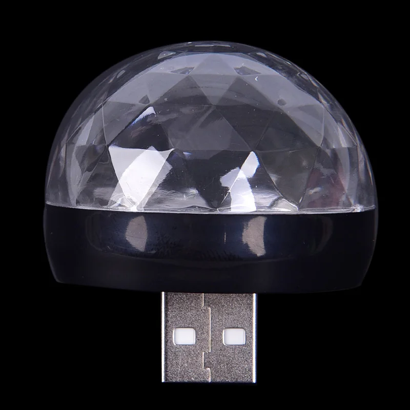 Хит продаж 1 шт. разноцветный RGB декор музыкальная лампа USB Led автомобильный