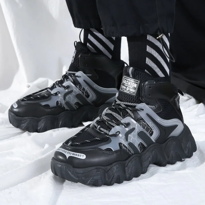

Men Sneakers Men Casual Shoes Chunky Platform Sneakers Men Sport Shoes Running Shoes Men Height Increasing Shoes Men Sneakers