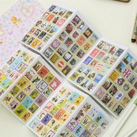 30packslot new vintage uk memory series stamp paper sticker diy multifunction note sticker decoration label
