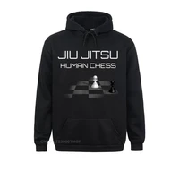 hoodies clothes human chess jiu jitsu shirt bjj mma men summerfall long sleeve adult sweatshirts simple style funny