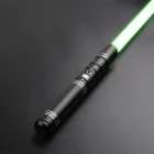 Световой меч saberпраздник RGB Тяжелая Боевая битва Скайуокер Лазерная металлическая ручка FOC Плавная качели рождественские детские косплей игрушки-025