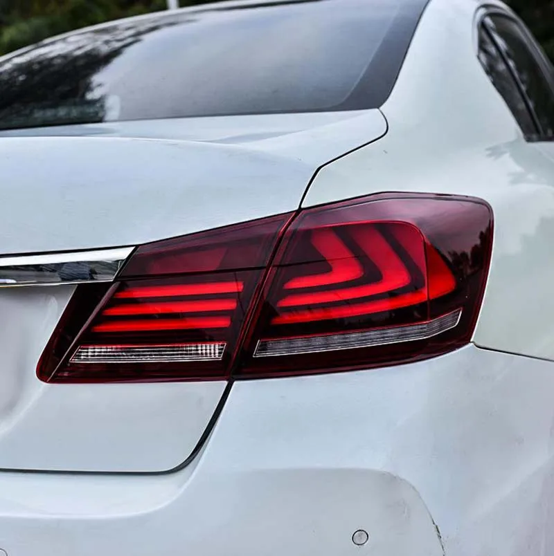 Vland светодиодные задние фонари красного и черного цвета для Honda Accord Sedan 2013 2015