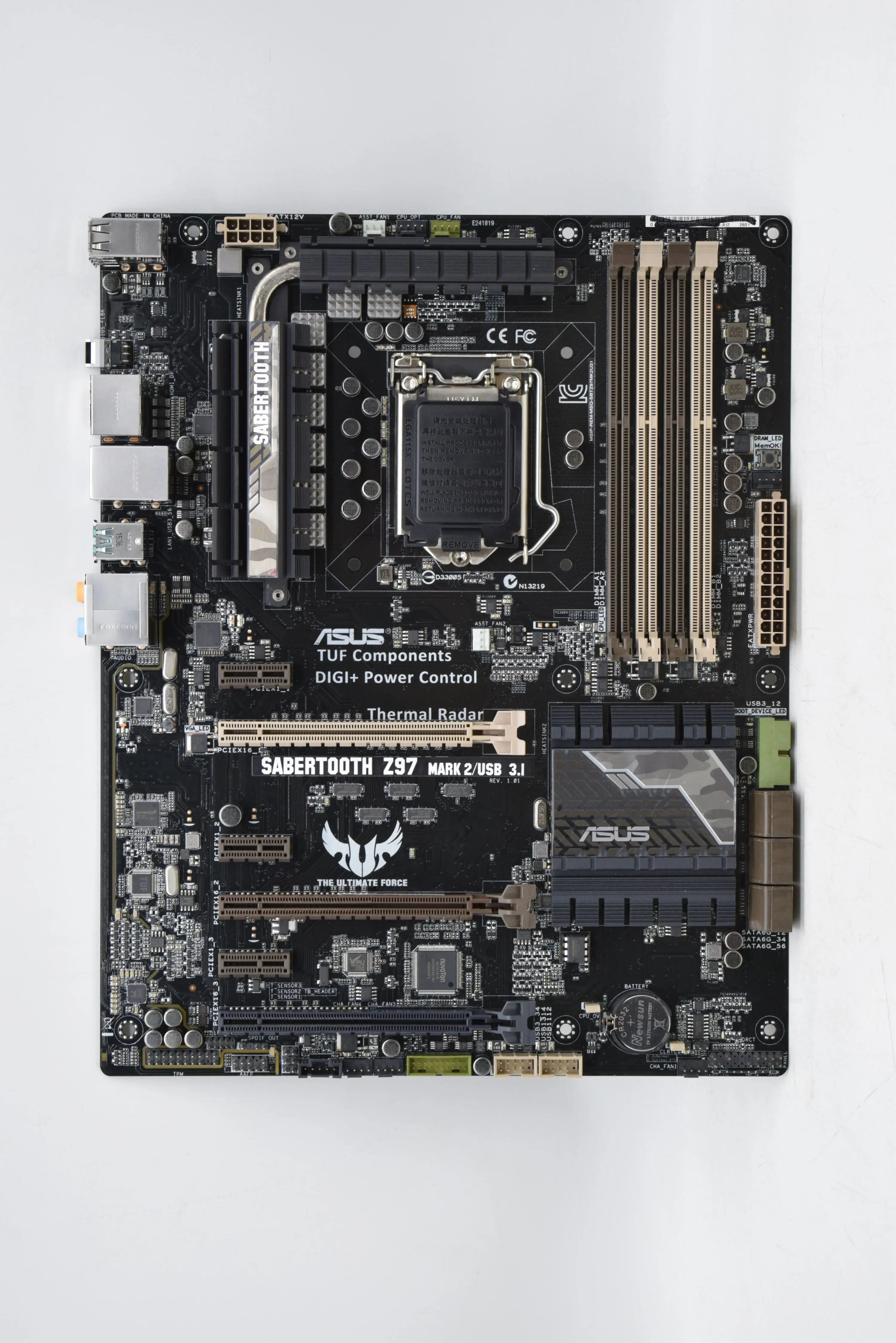Billig Für ASUS SABERTOOTH Z97 MARK 2/USB 3,1 Motherboard LGA1150 DDR3 Z97 USB 3,1 SATA3 Desktop Motherboards Core I7/i5/i3 Prozessoren