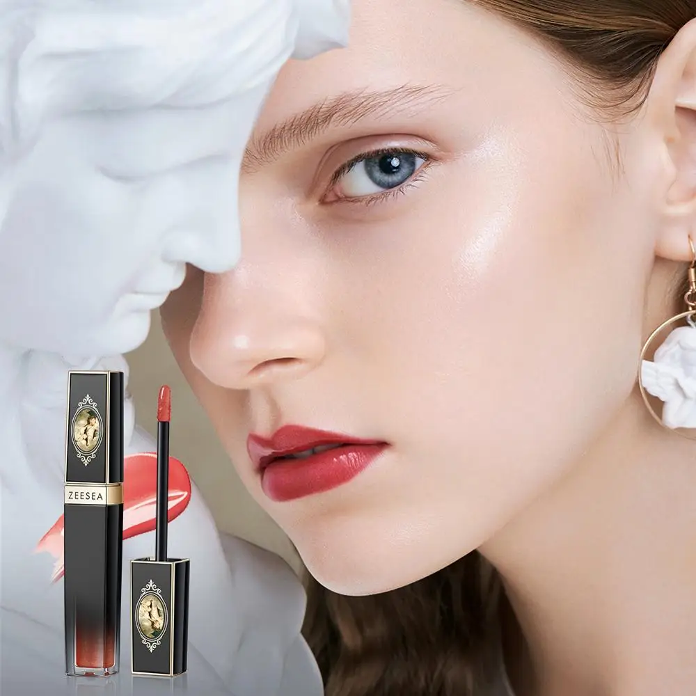 Матовый бархатный блеск ZEESEA увлажняющий питательный для губ водостойкий и