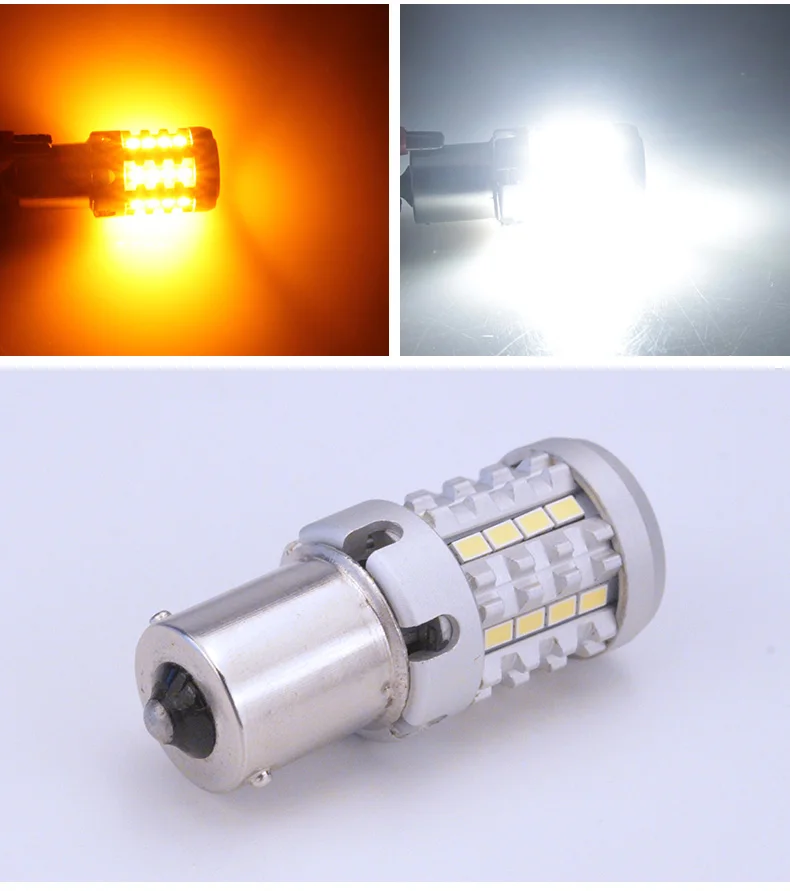 1 шт. светодиодный НКА 1156 P21W LED BA15S PY21W BAU15S Canbus 3030 29SMD T20 7440 W21W лампы для авто