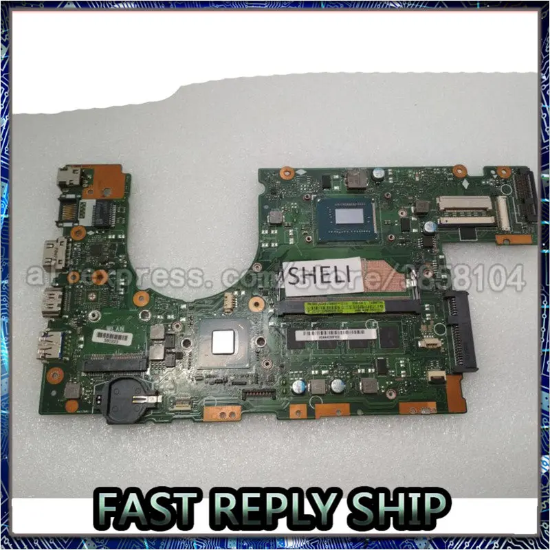 Материнская плата SHELI для Asus S400 S400CA S500CA со стандартным процессором