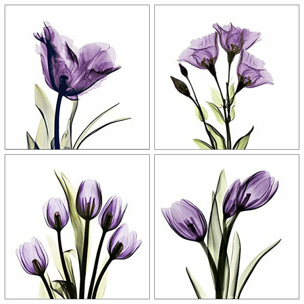 

Полноразмерная/круглая 5d алмазная живопись HUACAN, цветок, «сделай сам», алмазная вышивка платикодон, мозаичные картины, домашний декор