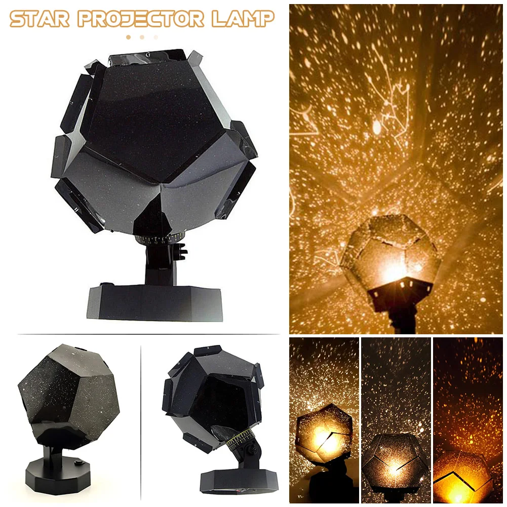 

Projection Lamp Light Beam Starlight Four Seasons Starry Projection Lamp Battery Powered Night Sleeping Light Gift for Kids