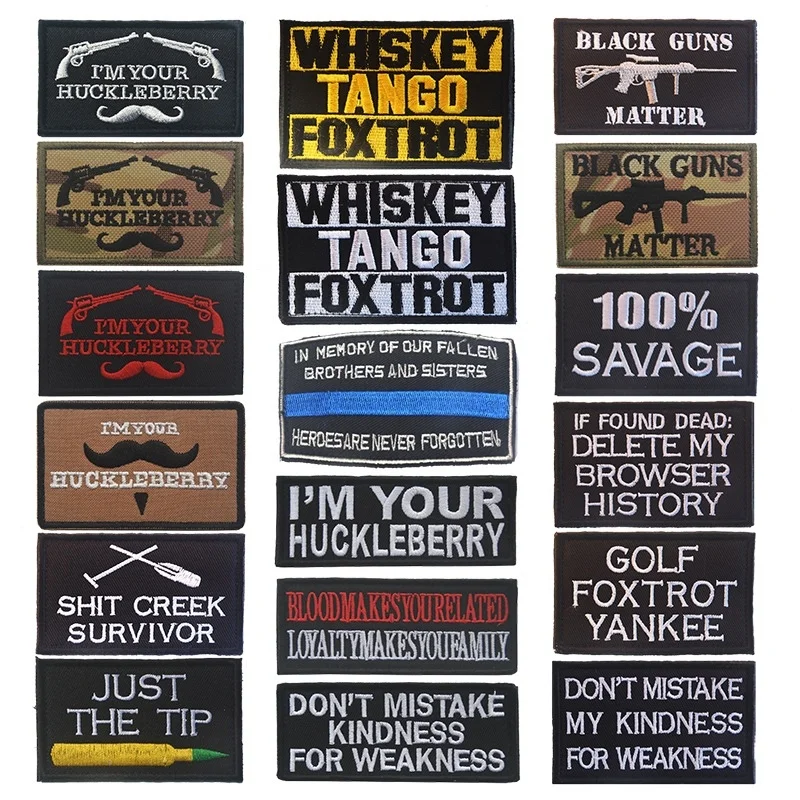 Прохладный лозунг заплата вышивки нарукавная нашивка в стиле милитари