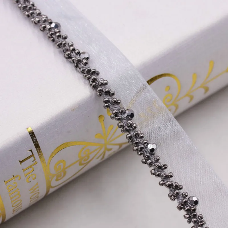 10 ярдов новинка Кружевная Сетка из хрустального стекла высококачественные