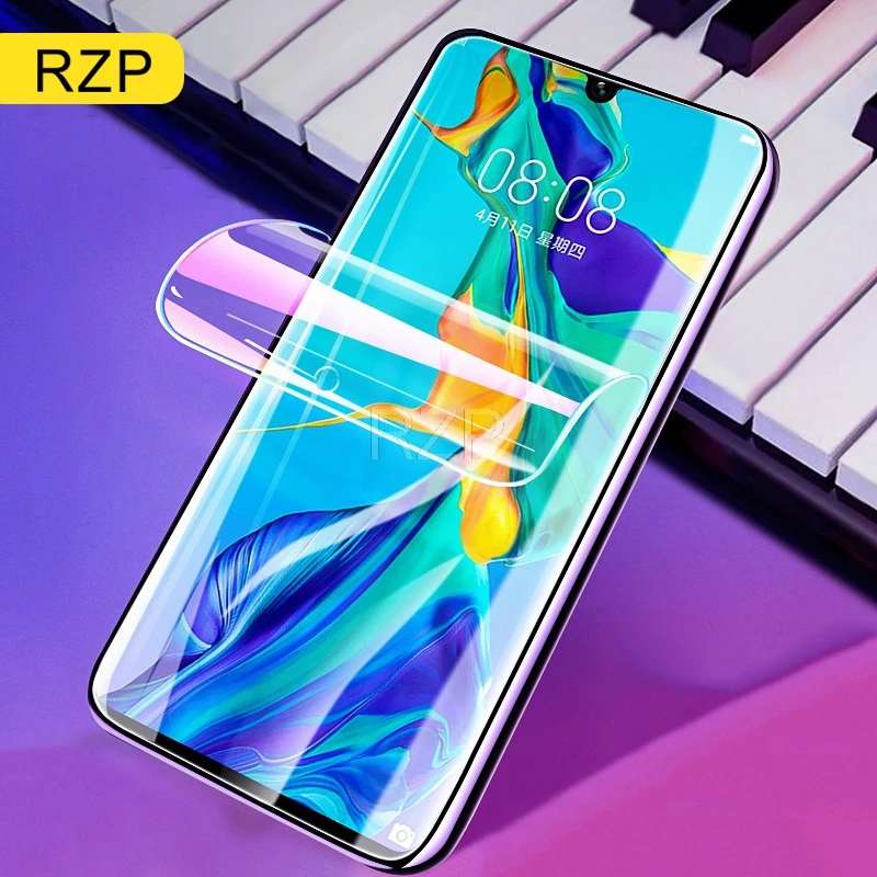 RZP полное покрытие Гидрогелевая пленка для huawei P30 P20 Pro P10 lite Plus Защита экрана для huawei P20 P30 lite(не закаленное стекло