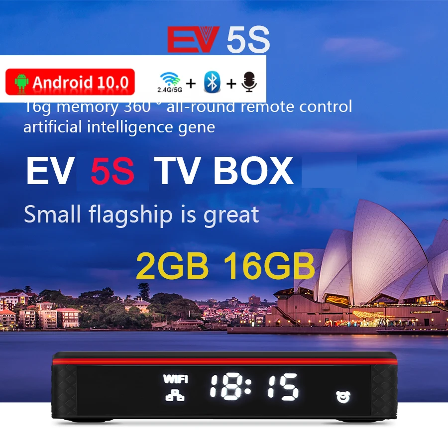 [Оригинальный] evbox tvbox 5S 2G 16G/ EVpad 6p 4G 64G с EVAI управлением smart 6k android 10 0 SG Корея Япония