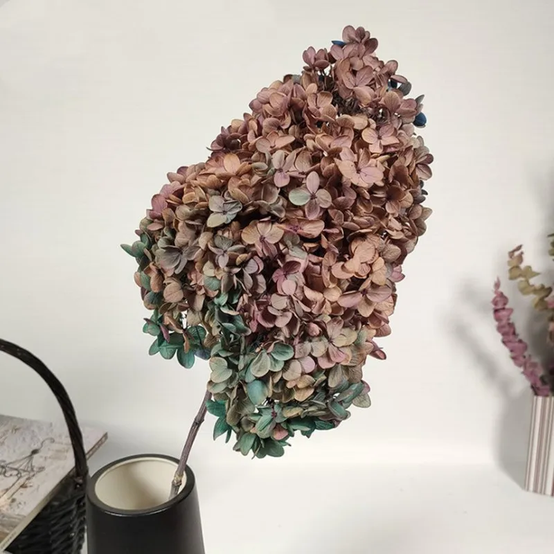 

2pcs Wedding outdoor home collocation decoration Dried hydrangea eternal flowers Free Shipping