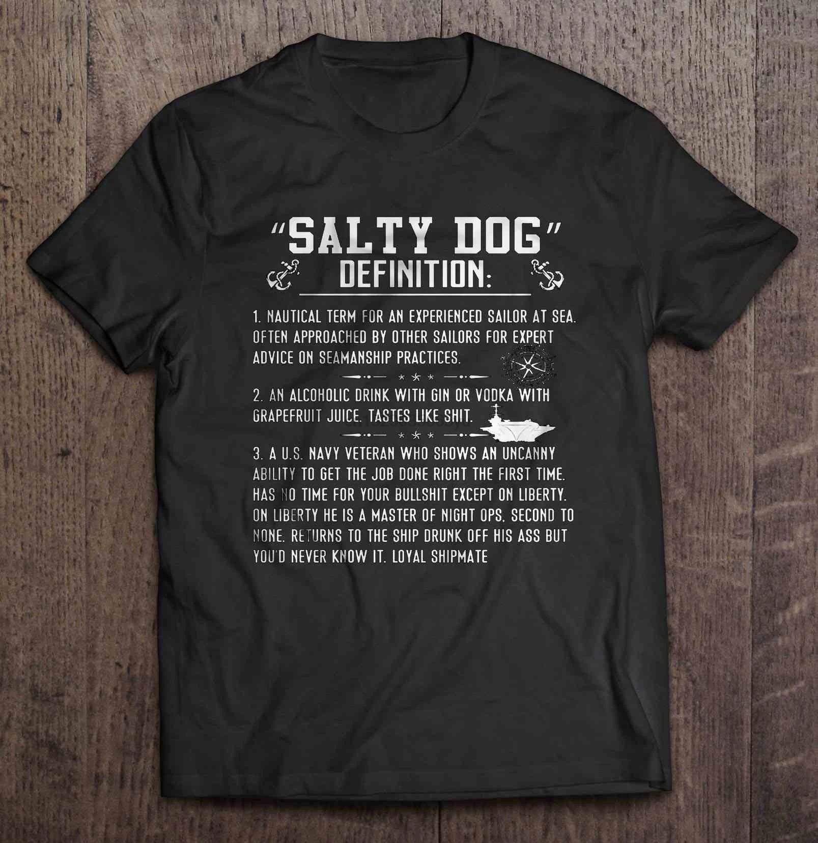 Мужская футболка соленая собака определение морские термины для опытного моряка