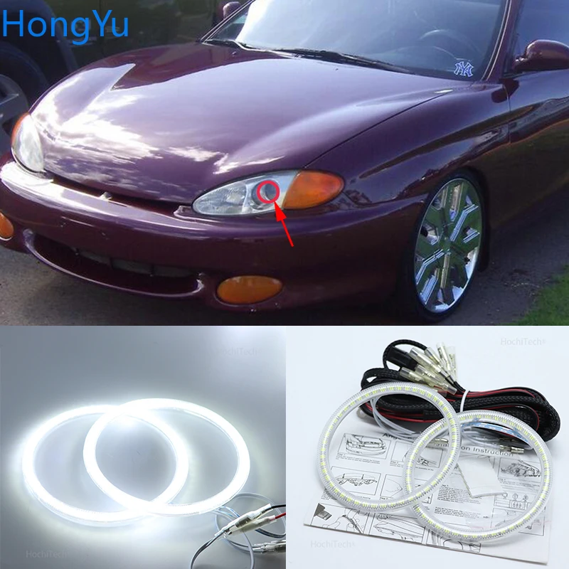 Для hyundai Tiburon coupe 1996 1997 1998 1999 супер яркий белый цвет 3528 SMD комплект светодиодов