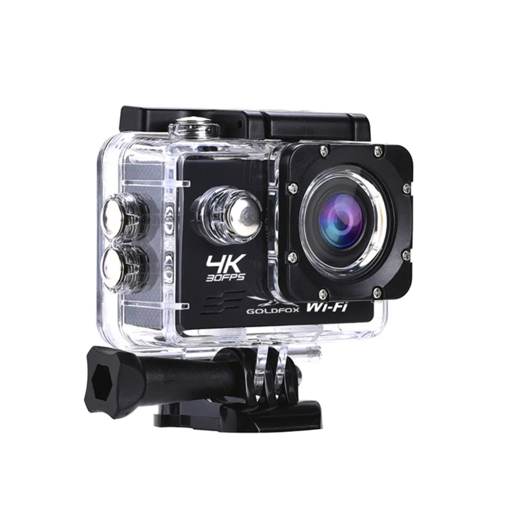 Спортивная Экшн-камера Ultra HD 4 K/30fps WiFi 2," 170D Водонепроницаемая камера для подводной съемки Go pro на шлеме DV, видеокамера s Sport Cam
