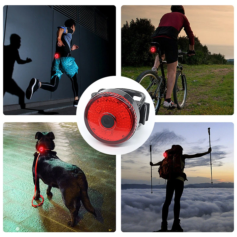 

LED Bicycle Rear Tail Light Waterproof Rear Bike Light USB Charge Outdoor Night Riding Safety Warning Taillight Bike Accessories