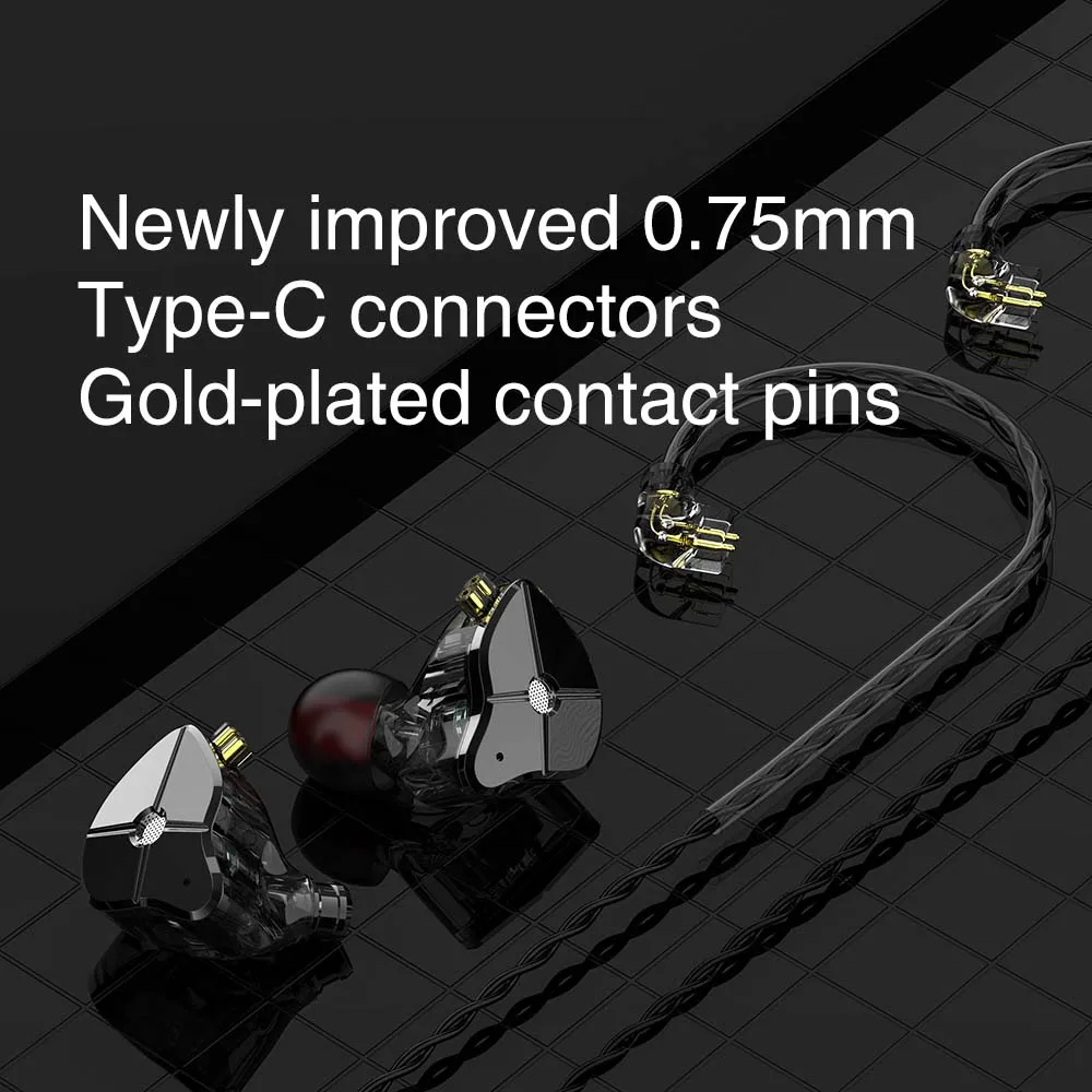 Гибридные металлические наушники вкладыши ST1 1BA + 1DD IEM Hi Fi DJ монитор спортивные для