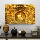 Буддистская настенная Картина на холсте, постеры и принты на религиозную тему, украшение, картины лорд Будды для гостиной, домашний декор