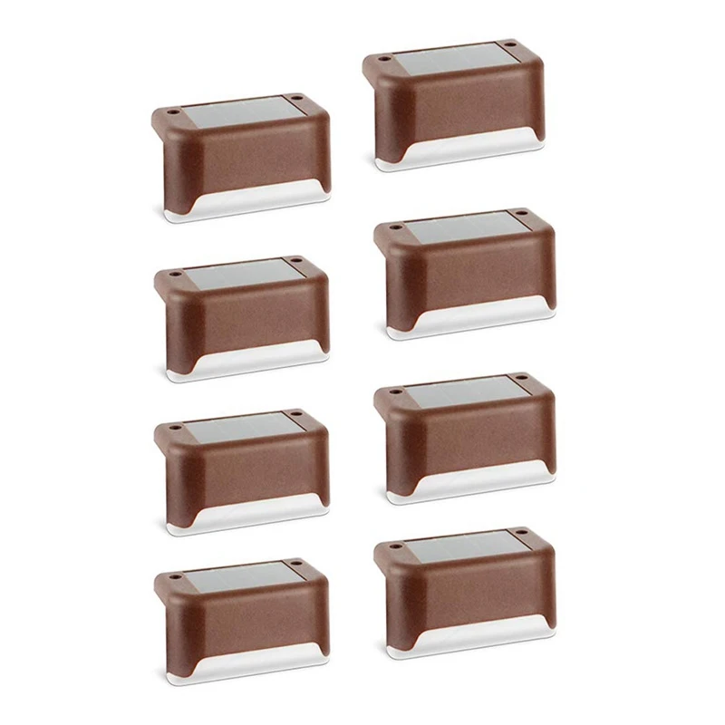 

Новый солнечный светильник палубы s 8 шт, солнечный шаг светильник на открытом воздухе движения СИД солнечный приведенный в действие лестни...