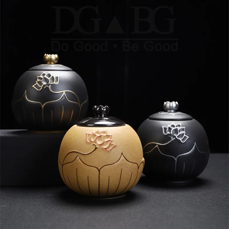 Urns For Ceramics Ashes Black Ash Urn Sealed Cremation Funeral Keepsake Human Pet Memorial Suitable Home Fireplaces Burial | Дом и сад