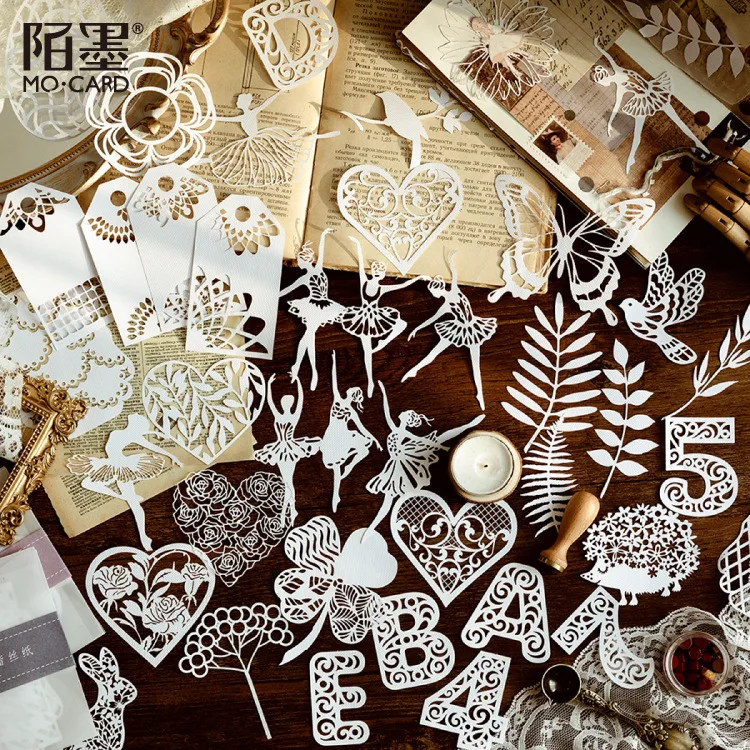 

Винтажная кружевная Цветочная бумага, журнал, искусство, мечта поймай, лазерная резка, бумага для рукоделия, скрапбукинг, декоративная бума...