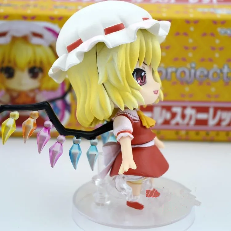4 ''Новое поступление Аниме экшн-фигурки Touhou Project фландрин алый 136 # Q версия 10