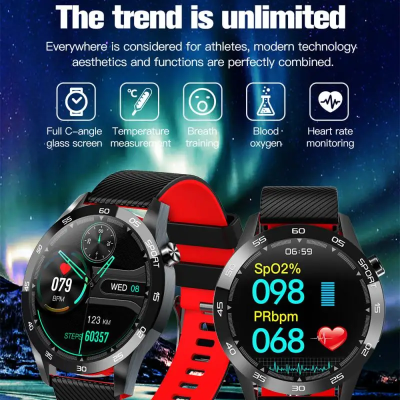 

New Smart Watch Bracelet Men Women Blood Pressure Waterproof Sport Round Smartwatch Smart Clock Fitness Tracker For Android IOS