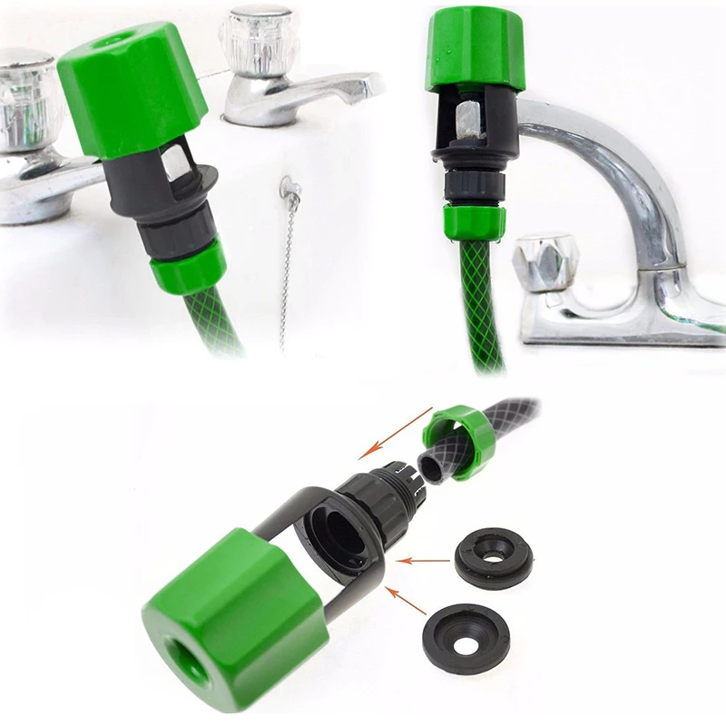 

Kitchen Faucet Accessories Faucet Connector Garden Hose Pipe Connector Adapter UK Kitchen Faucet Indoor Outdoor Faucet Filter