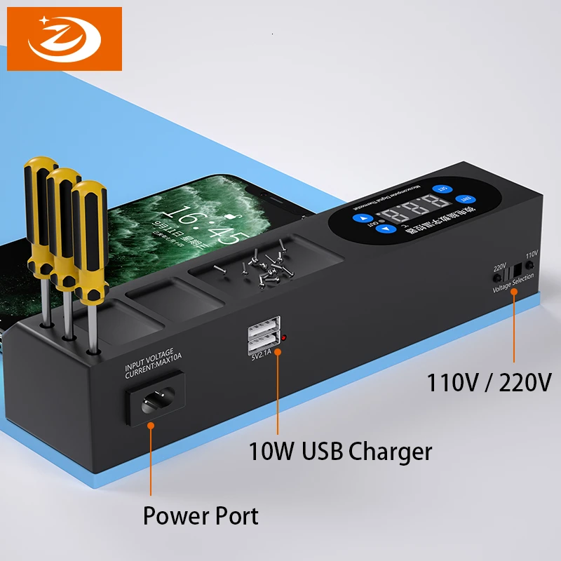 110/220 в мобильный телефон ЖК сепаратор со светодиодной лампой ремонтная машина