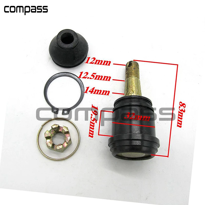 

Motorcycle Tie Rod Ball Joint Kit Fits for 50cc 70cc 90cc 110cc 125cc 150cc 200cc 250cc ATV