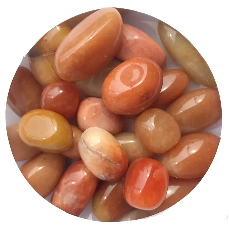 500 г натуральный красный камень для украшения ландшафта из нефрита | Дом и сад