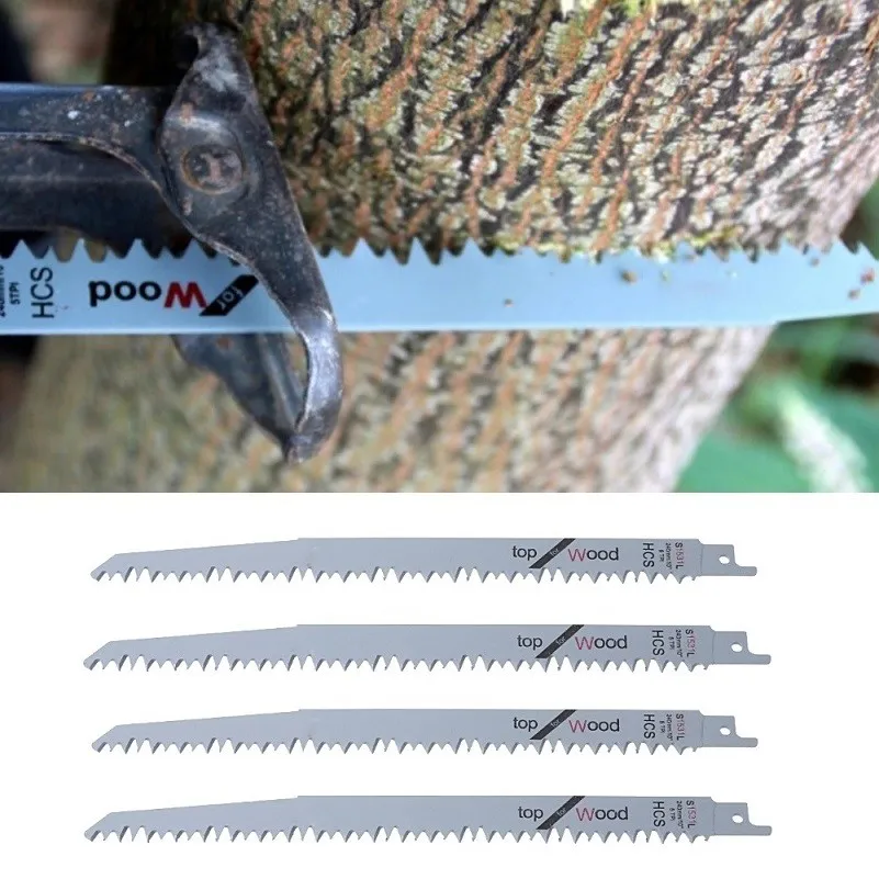 

HCS Reciprocating Saw Blades Kit Saw Blades S1531L 240mm 4pcs Accessory