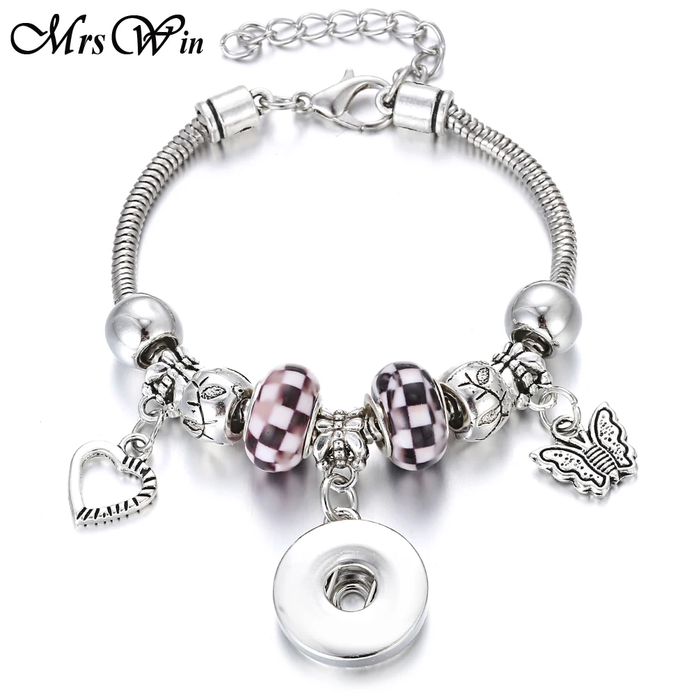 Рождественские ювелирные изделия браслет бабочка карабин пряжка змея цепочка с