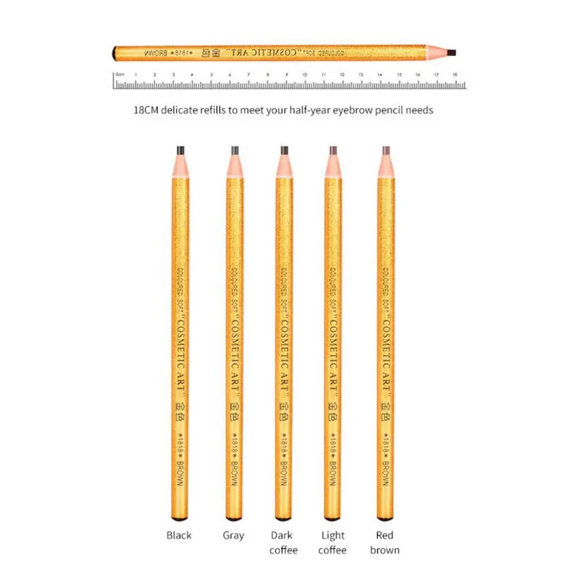 

Peel Off Eyebrow Pencil Waterproof Smudge-proof Easy To Color Pull Line Eyebrow Pencil Eyebrow Enhancers