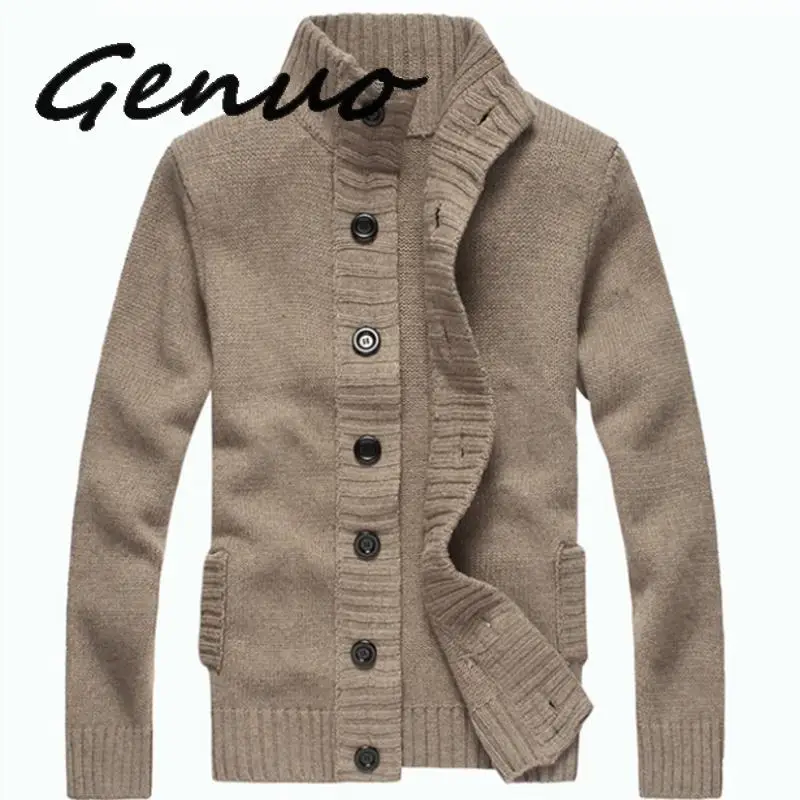 

2019New Thick New Fashion Brand Sweater For Mens Cardigan Slim Fit Jumpers Knitwear Warm Autumn Korean Style Casual Clothing Men