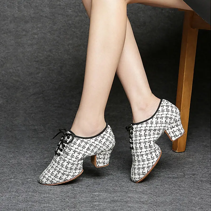 Женские кроссовки для латиноамериканских танцев Обувь бальных сальса