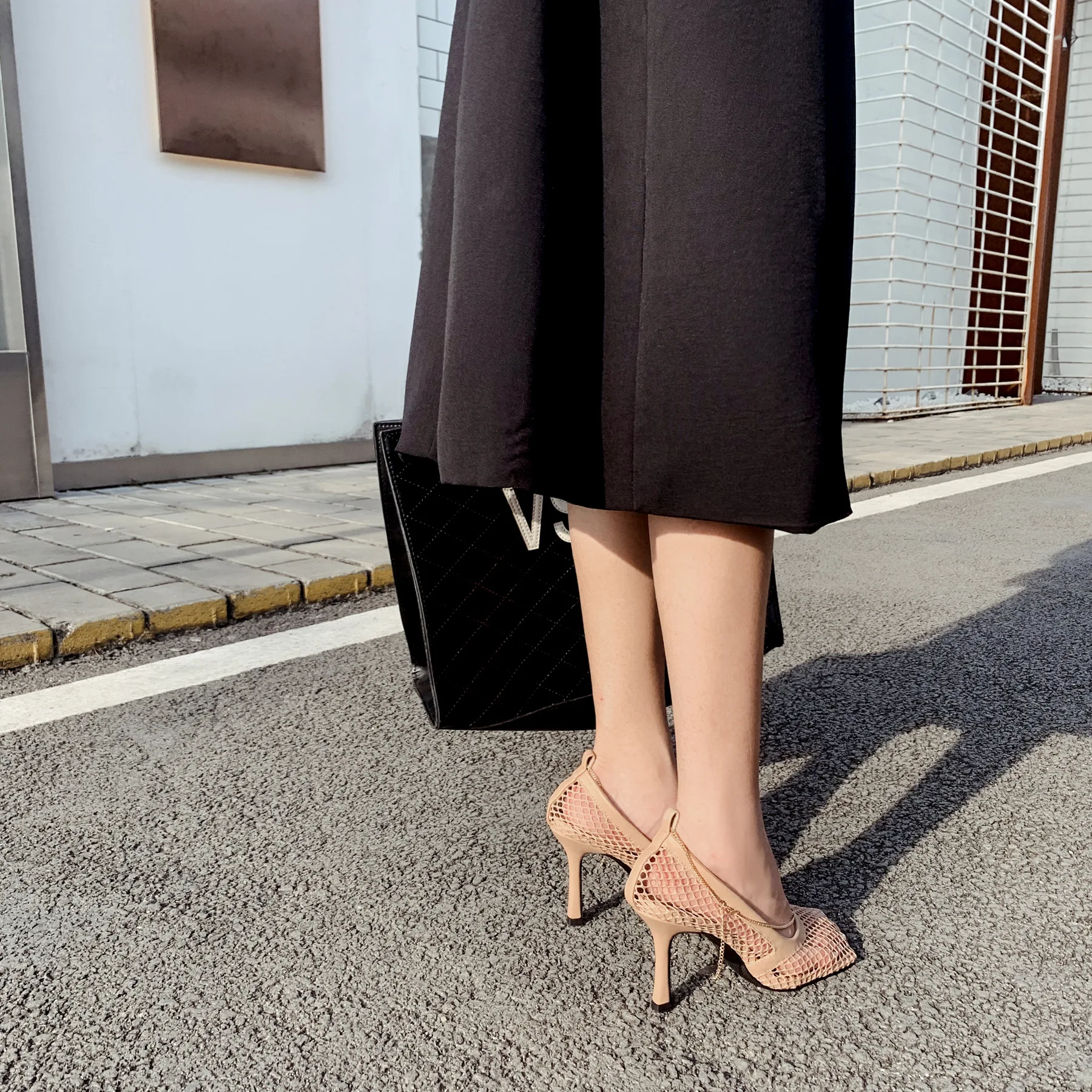 2019 г. Новая брендовая Летняя женская обувь на высоком каблуке из натуральной кожи