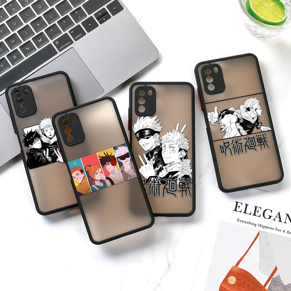 

Jujutsu Kaisen Funda Poco X3 NFC Xiaomi Mi 11 Lite Case Poco X3 Pro Cases Poco X3pro X 3 M3 F3 9T 10T Note10 Mi 11 Ultra Cover