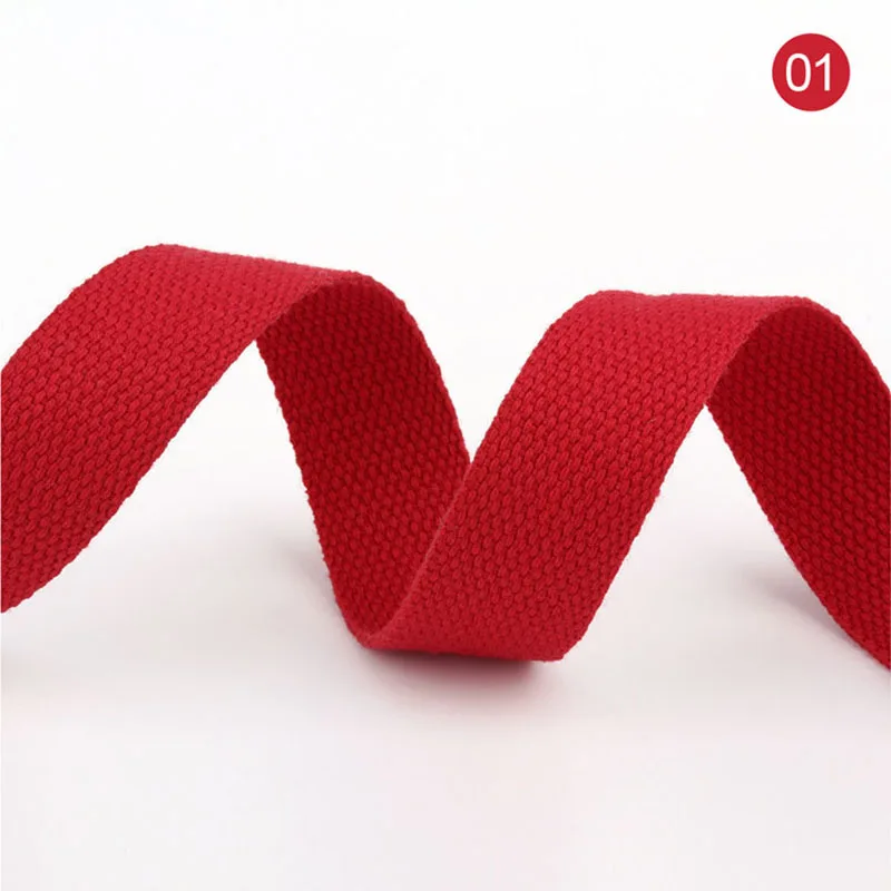 5 ярдов 25 мм 1 дюйм хлопковая холщовая лента для рюкзака аксессуары ремня Толщина