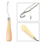 Вязание крючком искусственных волос, инструменты, игла для изготовления париков