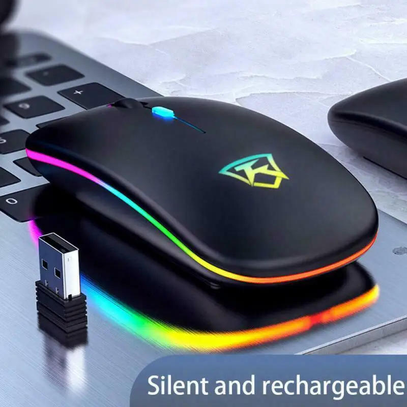 

New LED Wireless Mouse Cordless Optical Mice For PC Laptop Computer 2.4GHz Games