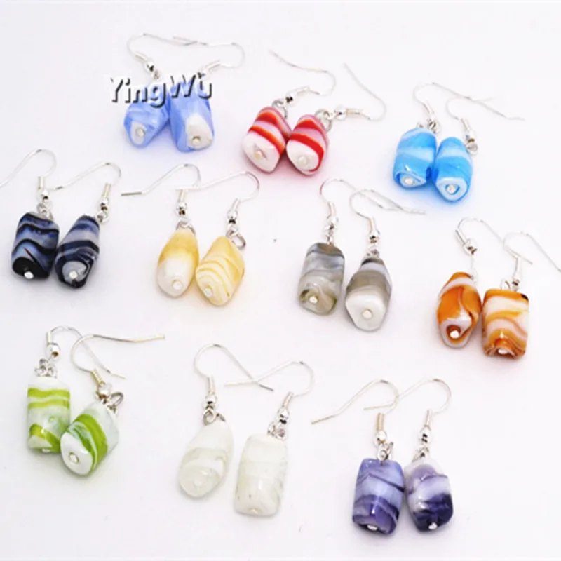 Серьги Yingwu из муранского стекла женские элегантные Висячие Ювелирные Украшения