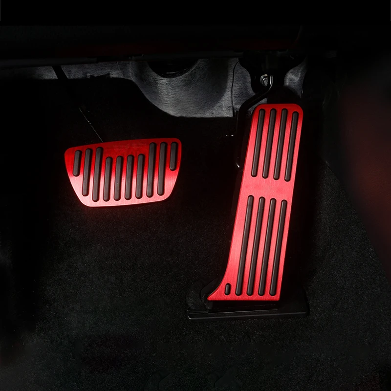 Автомобильная педаль акселератора из алюминиевого сплава тормоза подставка для